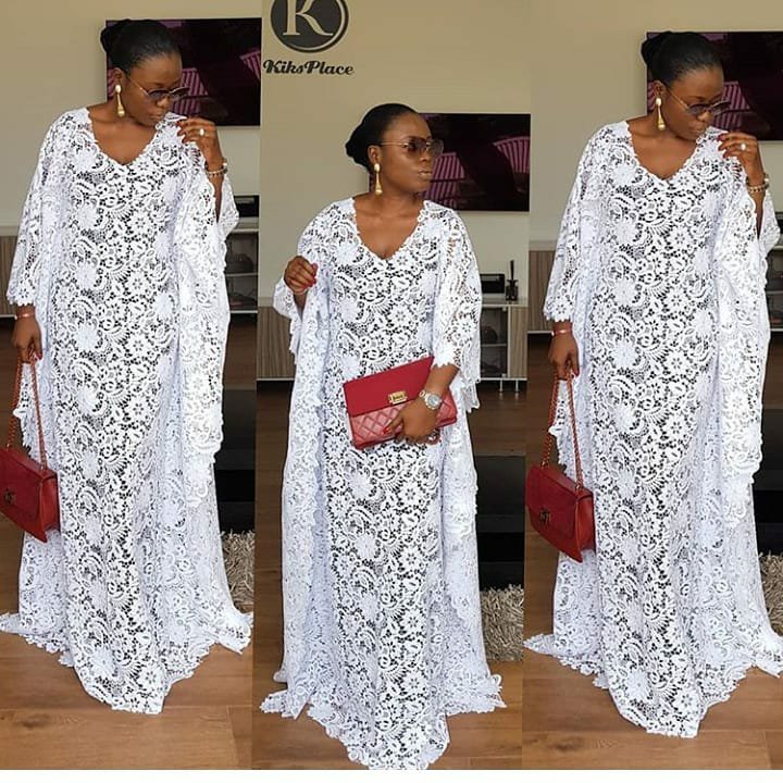 lace bubu gown styles